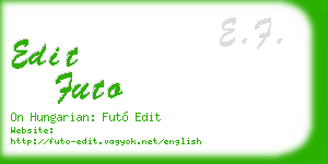 edit futo business card