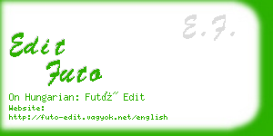edit futo business card